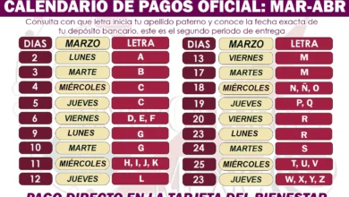 Programas para el Bienestar: ¡Ya se publico! el Calendario de Depósitos bancarios para el segundo Periodo de pagos