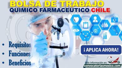 Bolsa de trabajo químico farmacéutico