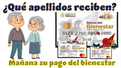 Qué apellidos reciben mañana su pago del bienestar