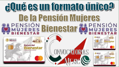 Qué es un formato único de la Pensión Mujeres Bienestar