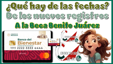 ¿Qué hay de las fechas de los nuevos registros a la Beca Benito Juárez?