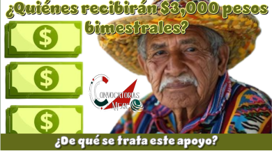 ¿Quiénes recibirán $3,000 pesos bimestrales?, ¿De qué se trata este apoyo?