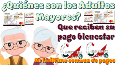 ¿Quiénes son los Adultos Mayores qué recibe su pago bienestar en la última semana de pagos?