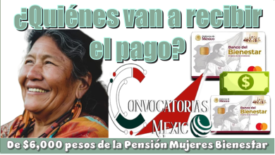 ¿Quiénes van a recibir el pago de $6,000 pesos de la Pensión Mujeres Bienestar?