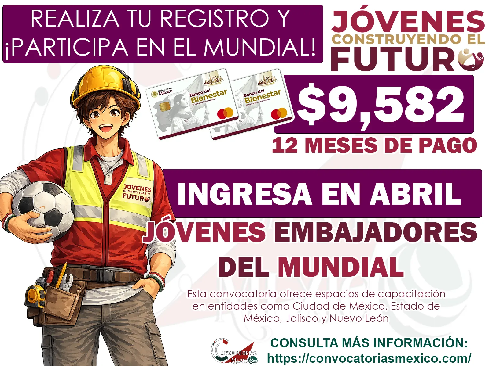 ¿Quieres ver el mundial de cerca? Ingresa como aprendiz y participa en los torneos: Jóvenes Construyendo el Futuro
