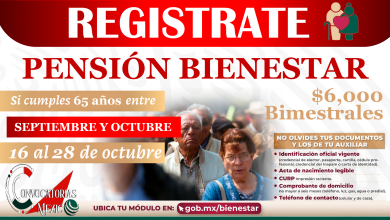 Registro Abierto para Pensión Bienestar 65 años y Más en los Módulos del Bienestar