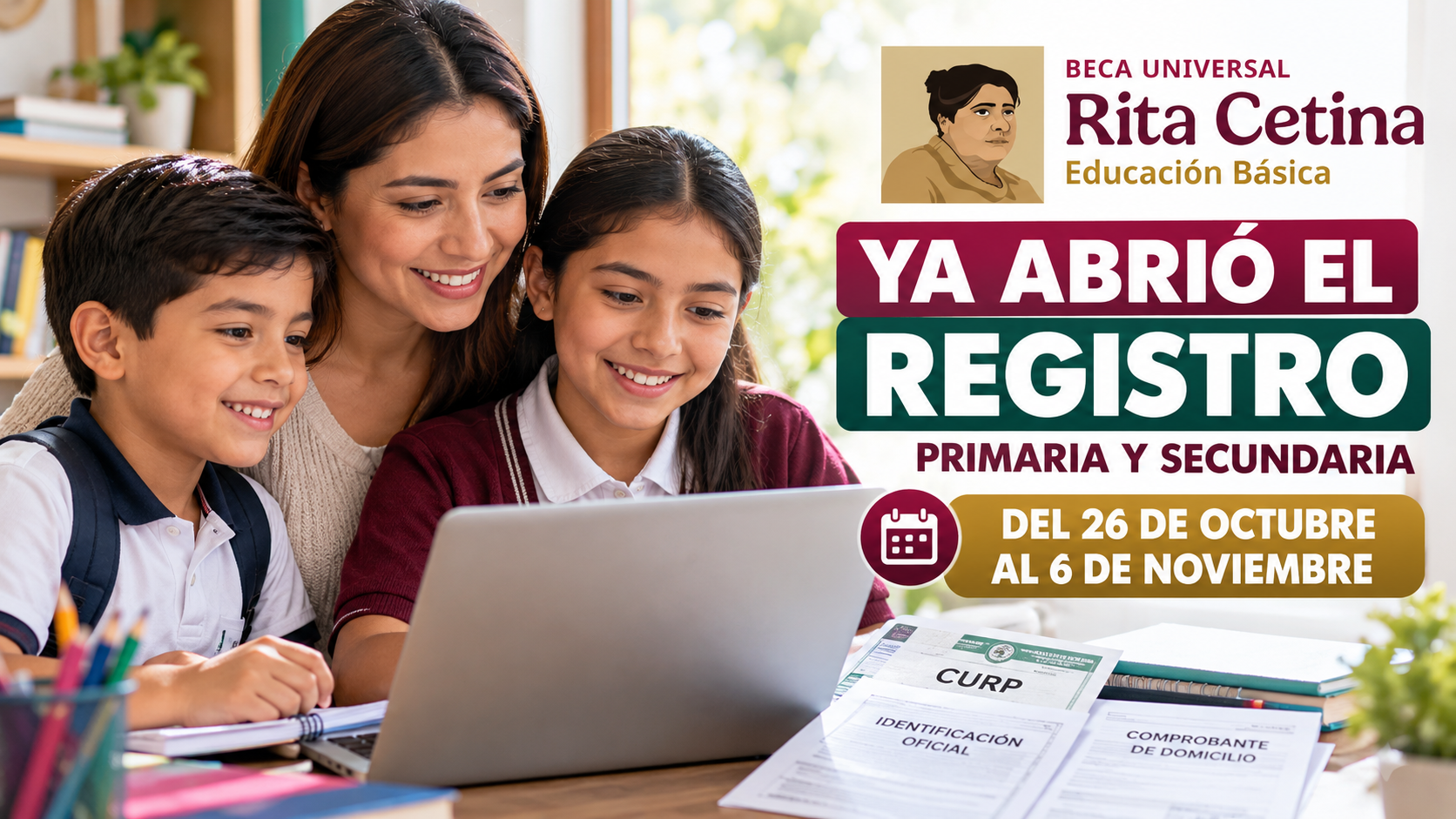 Beca Rita Cetina 2026: ¡Ya abrió el registro! El requisito que debes tener antes de solicitarla