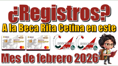 ¿Registros a la Beca Rita Cetina en este mes de febrero 2026?