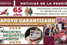  Pensión Para El Bienestar De Las Personas Adultas Mayores Requisitos, Montos y Registro