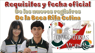 Requisitos y fecha oficial de los nuevos registros a la Beca Rita Cetina 