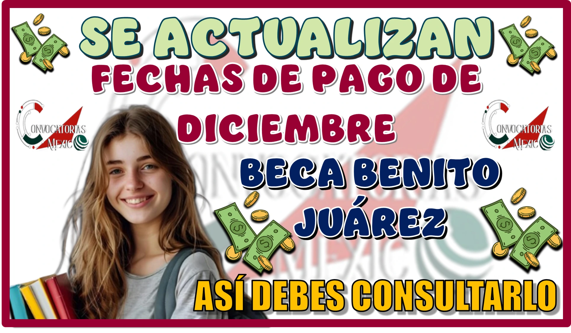 SE ACTUALIZAN ESTAS FECHAS DEL PAGO DE DICIEMBRE DE LA BECA BENITO JUÁREZ | ASÍ DEBES CONSULTARLOS 