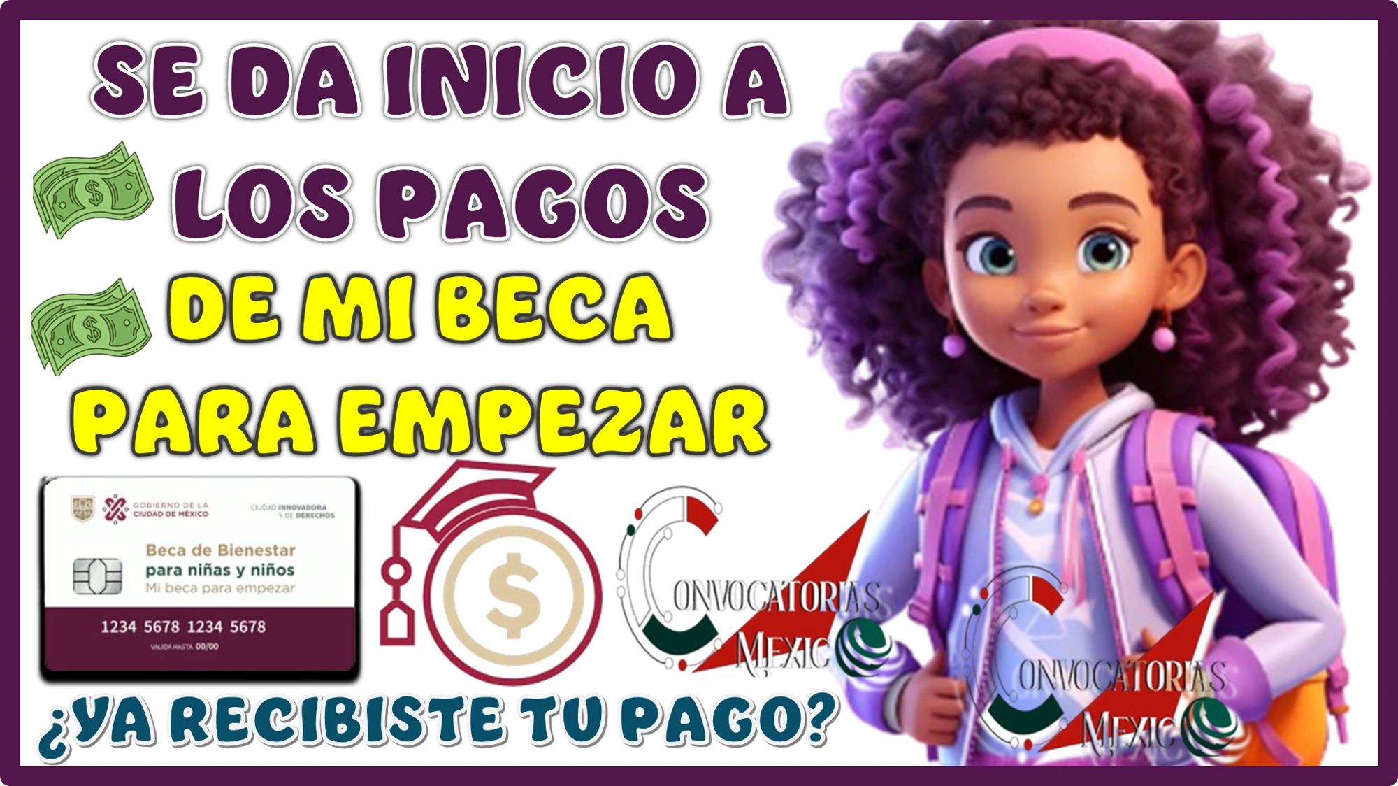 SE DAN INICIO A LOS PAGOS DE MI BECA PARA EMPEZAR...¿YA RECIBISTE TU PAGO?