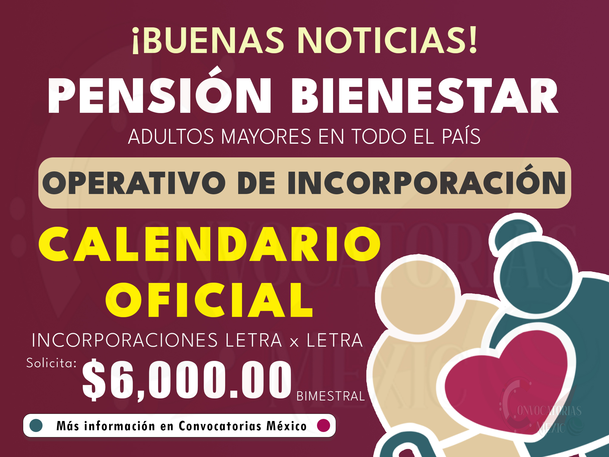 ¡Ya hay nuevas fechas! Calendario oficial para registros a Pensión Bienestar 65 y más | Consulta requisitos