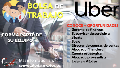 SÉ EL PRIMERO EN CONSULTAR LA BOLSA DE EMPLEO DE “UBER” Y COMIENZA OBTENER BENEFICIOS