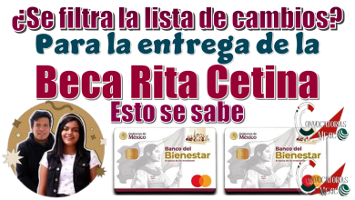 ¿Se filtra la lista de cambios para la entrega de la Beca Rita Cetina?...Esto se sabe