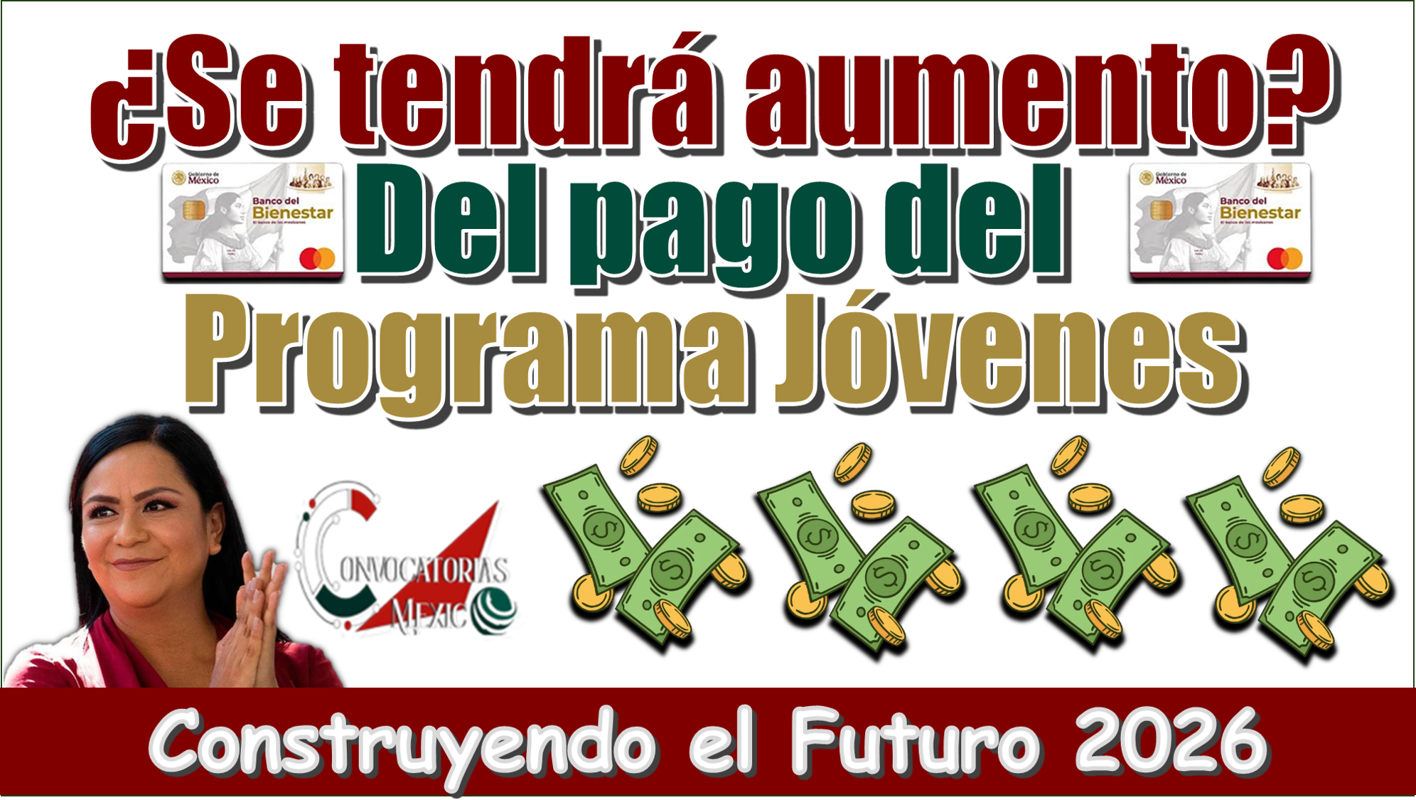 ¿Se tendrá aumento del pago del Programa Jóvenes Construyendo el Futuro 2026?