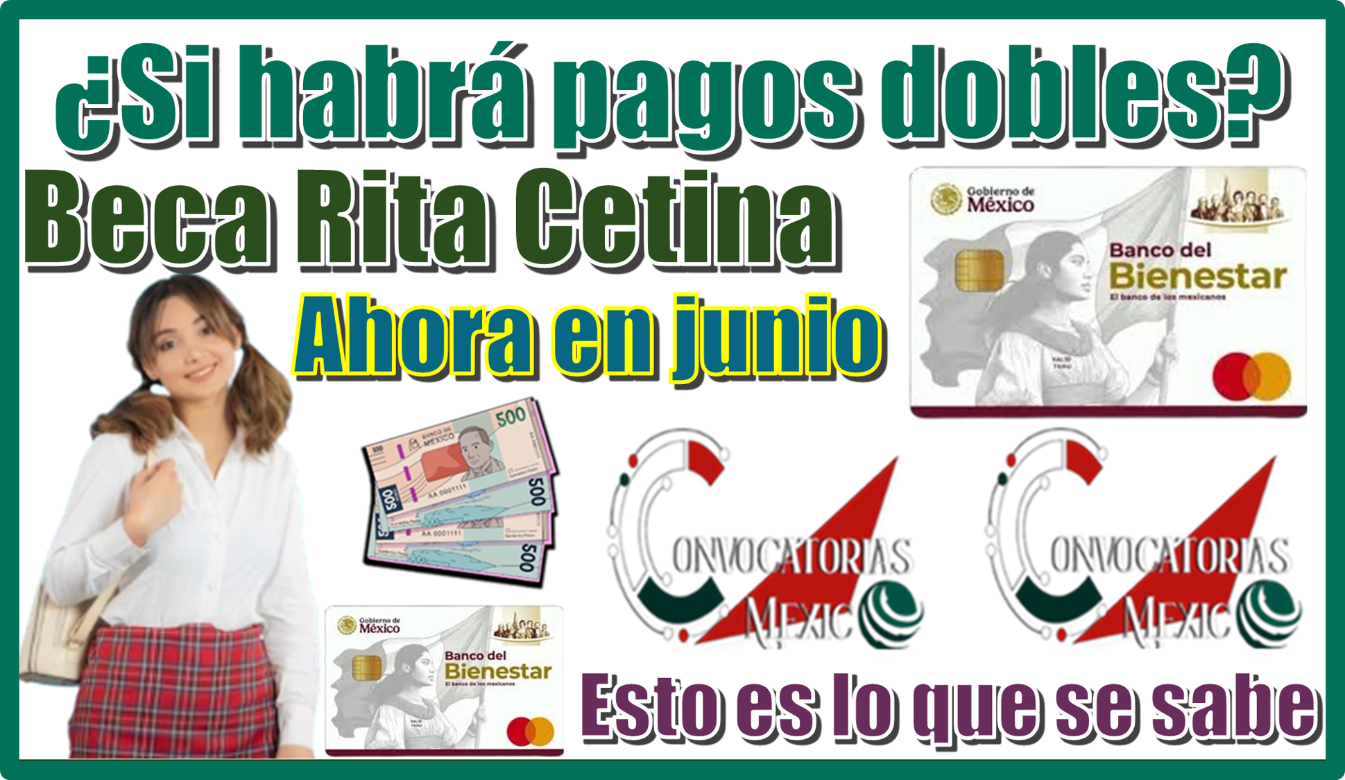 ¿Si habrá pagos dobles de la Beca Rita Cetina ahora en junio?...Esto es lo que se sabe 2025 
