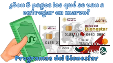 ¿Son 8 pagos los qué se van a entregar en marzo? | Programas del Bienestar 