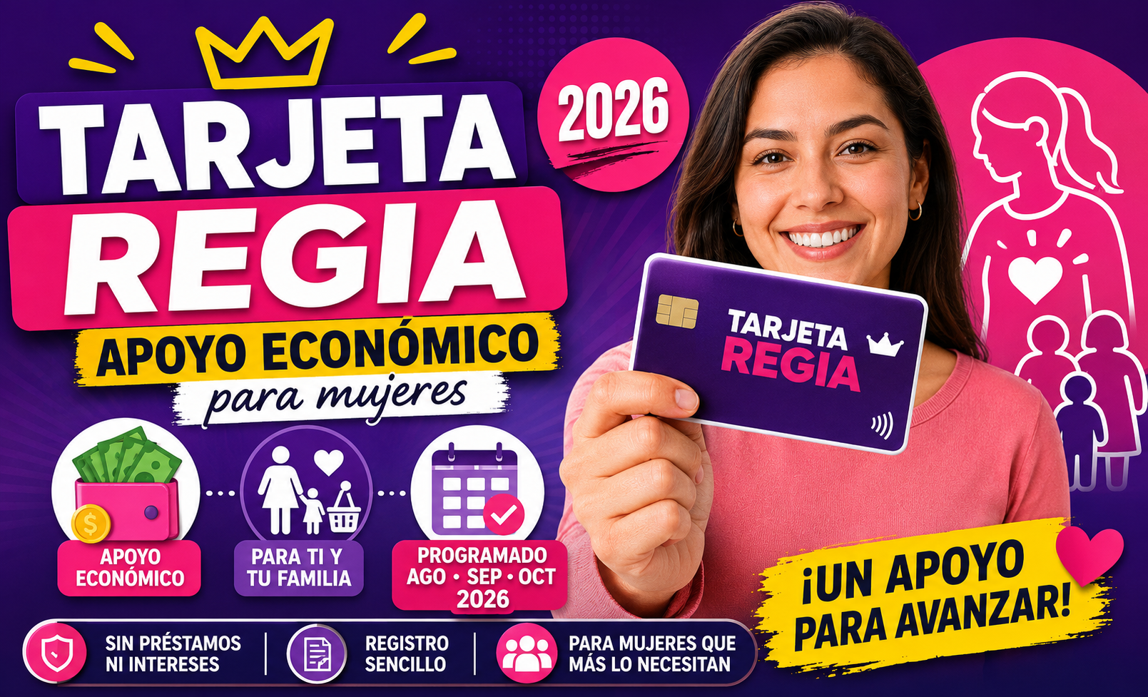 Tarjeta Regia 2026: apoyo económico para mujeres de Monterrey