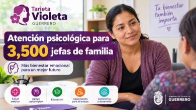 Tarjeta Violeta en Guerrero: anuncian atención psicológica para 3,500 jefas de familia y estos son los servicios del programa