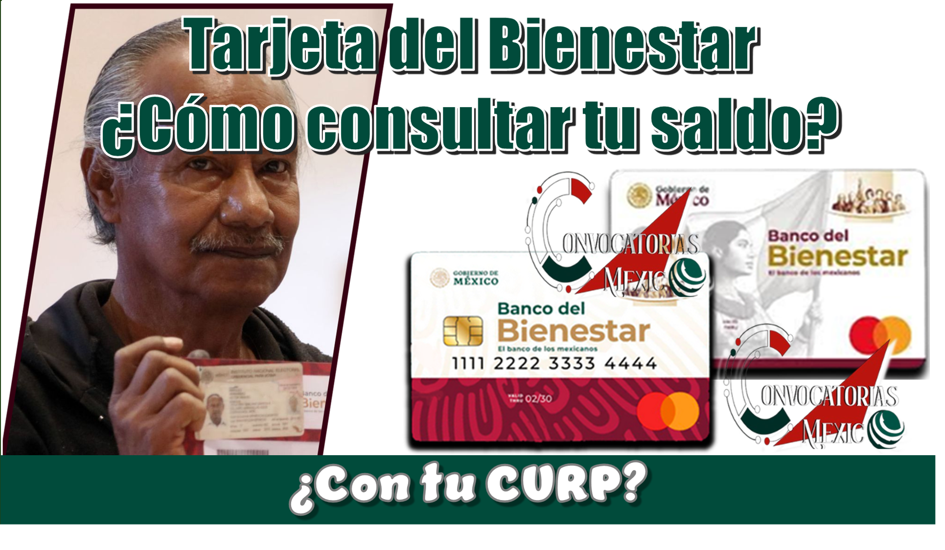 Tarjeta del Bienestar| ¿Cómo puedo consultar tu saldo con la CURP?