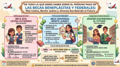 Todo lo que debes saber sobre el próximo pago de las Becas Rita Cetina, Benito Juárez y Jóvenes Escribiendo el Futuro