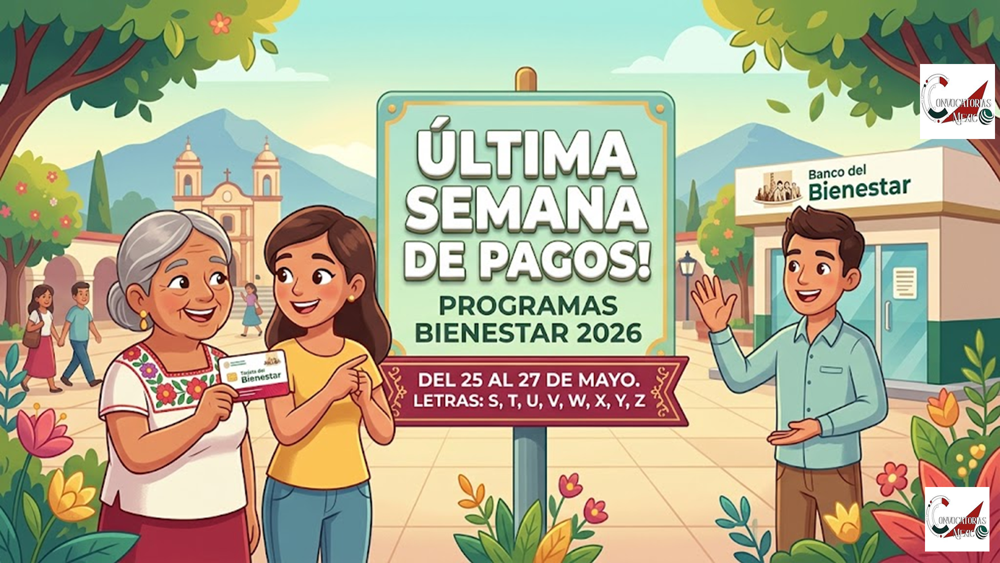 Última semana de pagos Programas Bienestar 2026