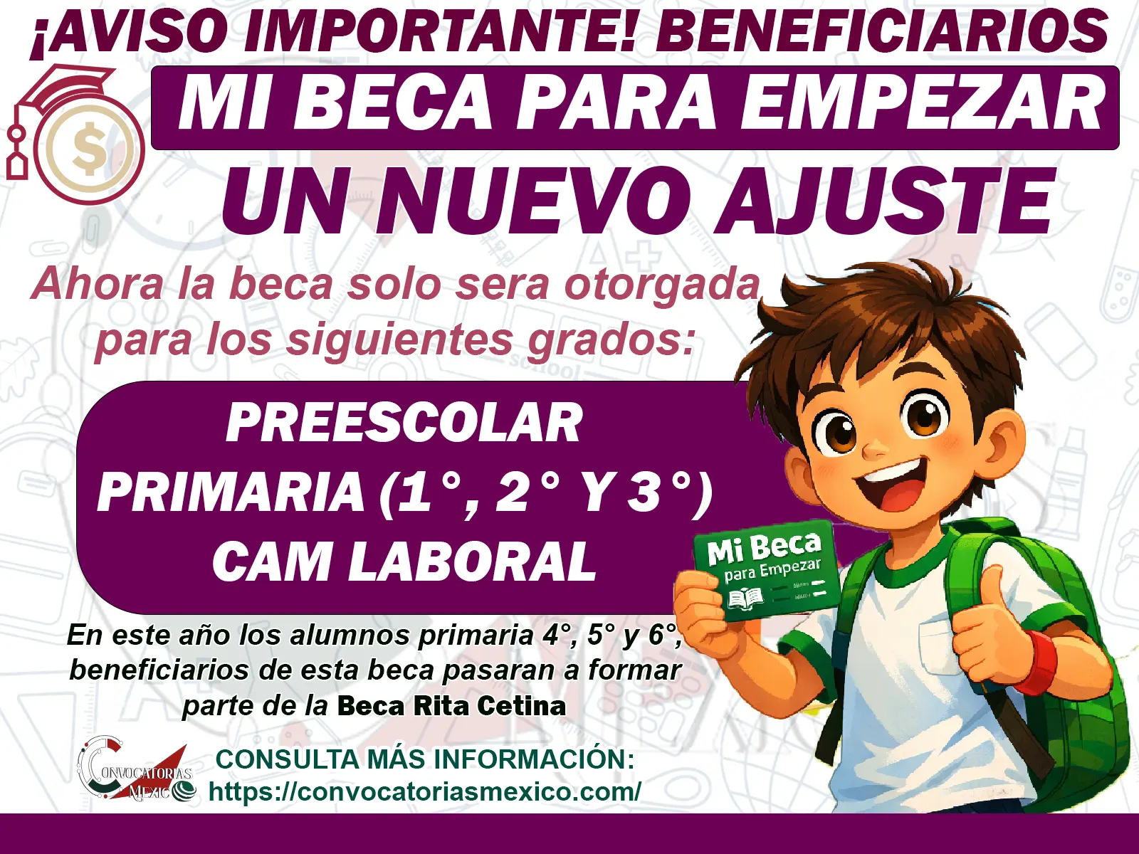 Un cambio importante en el Programa de Mi Beca para Empezar ¿De que se trata?