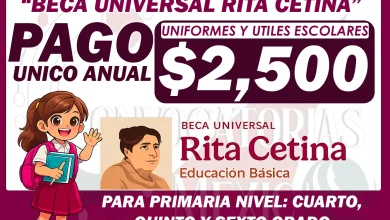 Un nuevo apoyo para la Beca Rita Cetina ¡Beneficio extra para alumnos de primaria