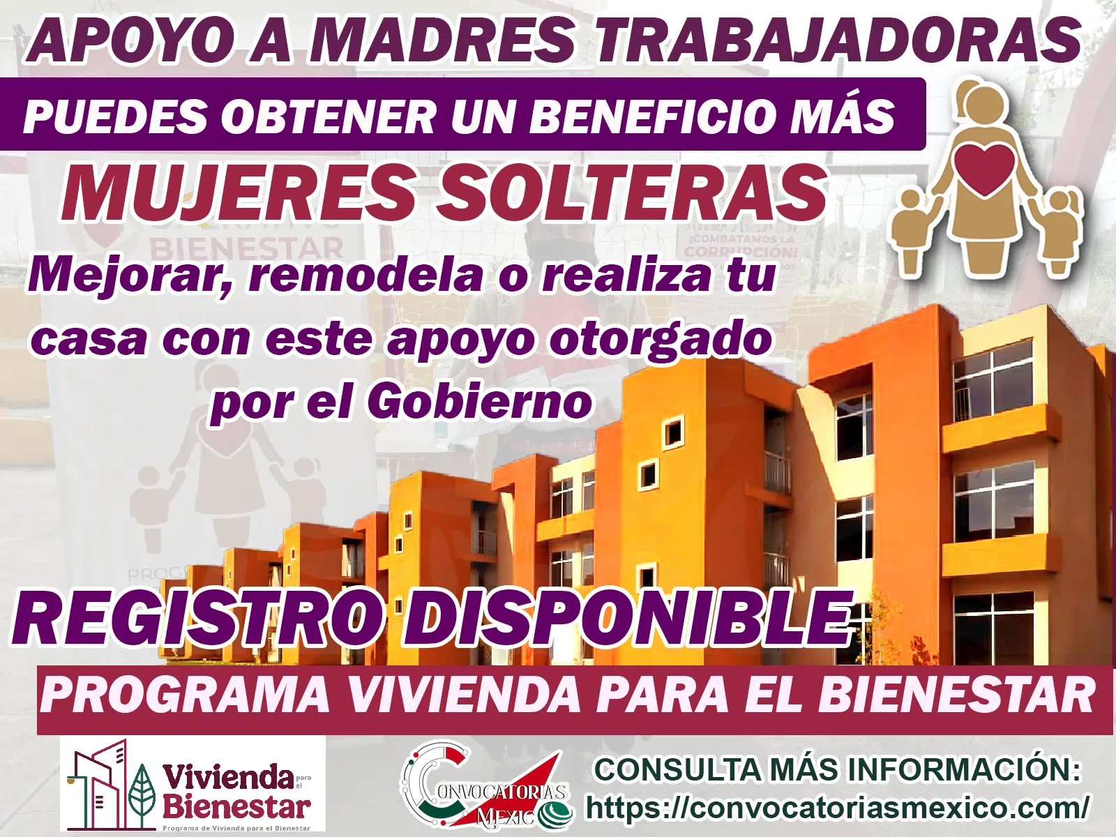 Un nuevo programa para la mujeres beneficiarias del Programa del Bienestar para Madres Trabajadoras