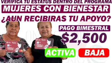 Verifica tu estatus dentro del  Programa Mujeres con Bienestar ¡Reafirma tu estancia dentro de este apoyo! 