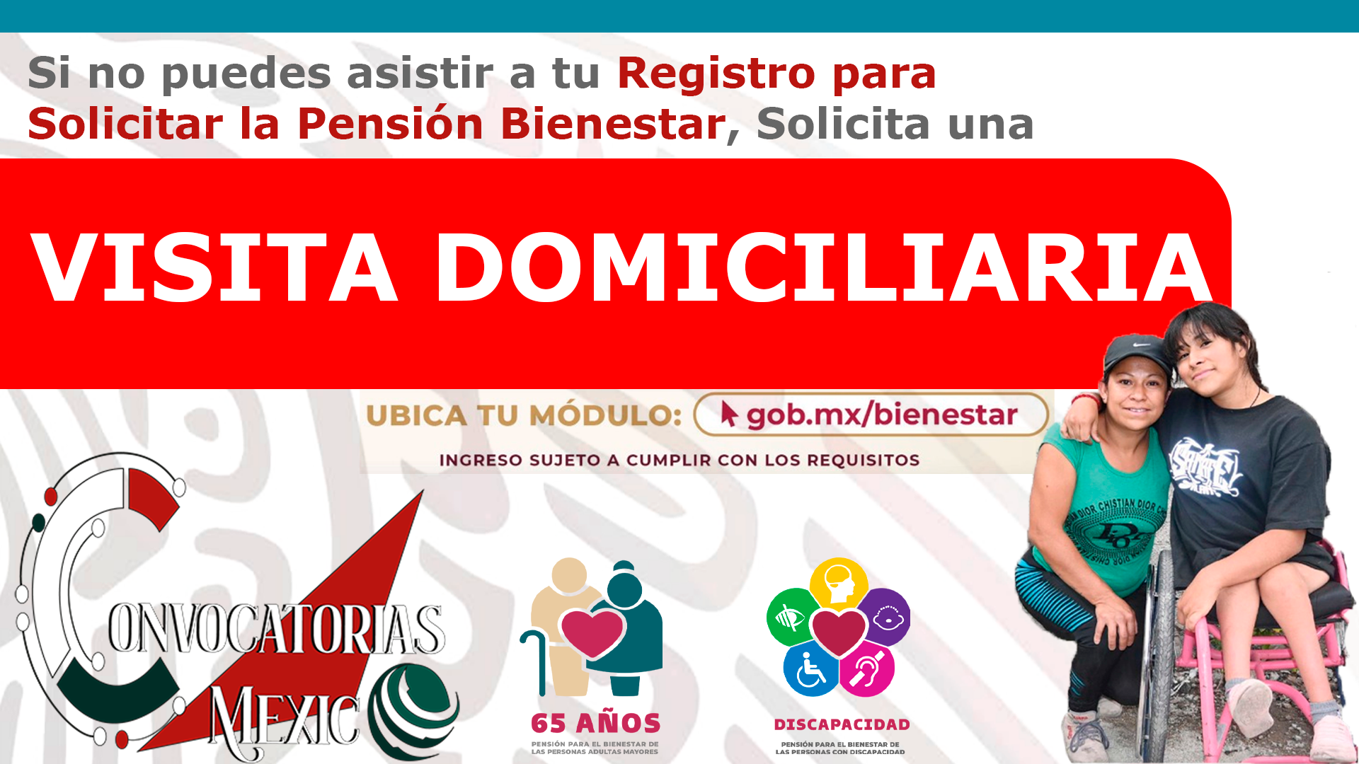 Solicita una Visita Domiciliaria para Registrarte a la Pensión Bienestar