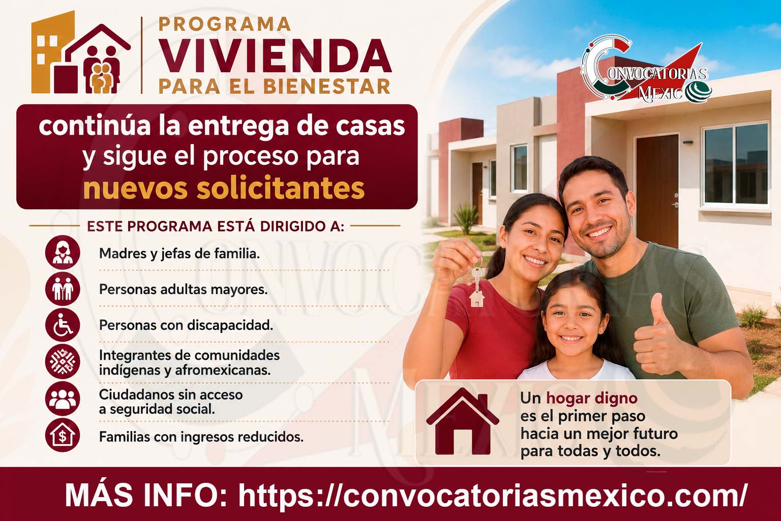 Vivienda para el Bienestar: continúa la entrega de casas y sigue el proceso para nuevos solicitantes