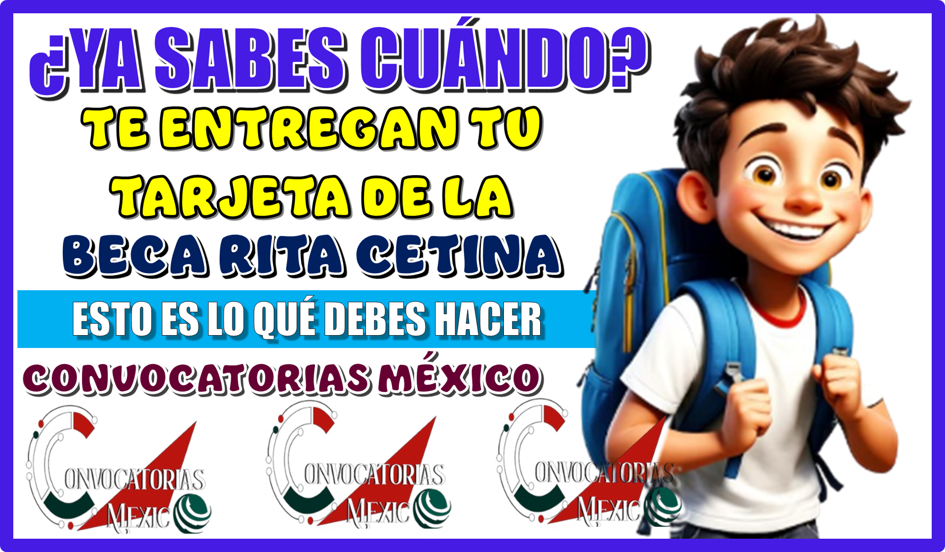 ¿YA SABES CUÁNDO TE ENTREGAN TU TARJETA DE LA BECA RITA CETINA?… ESTO ES LO QUÉ DEBES HACER 