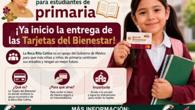 Ya comenzó la entrega oficial de las Tarjetas Bienestar para nuevos beneficiarios de la Beca Rita Cetina Primaria