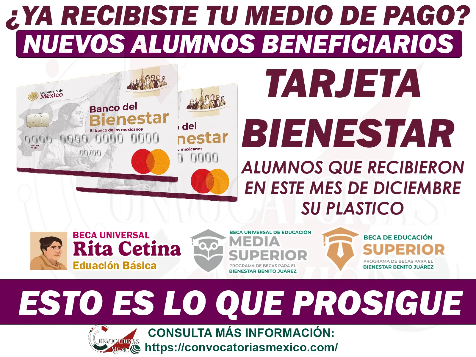 ¿Ya cuentas con tu Nueva Tarjeta del Bienestar? Estos es lo que sigue si eres beneficiario de las Becas Bienestar