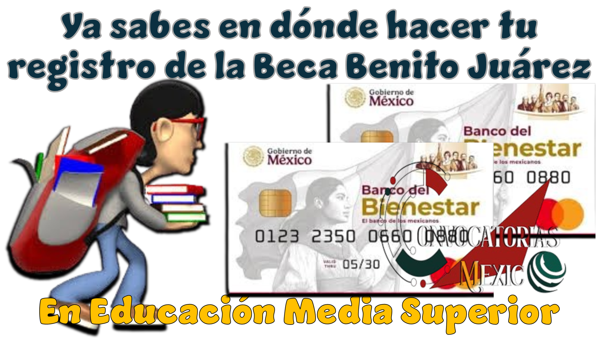 ¿Ya en dónde hacer tu registro de la Beca Benito Juárez en Educación Media Superior?