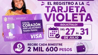 Ya esta disponible el registro a la Tarjeta Violeta: ¡Solicítalo del 27 al 31 de julio! Recibe hasta 2 mil 600 pesos