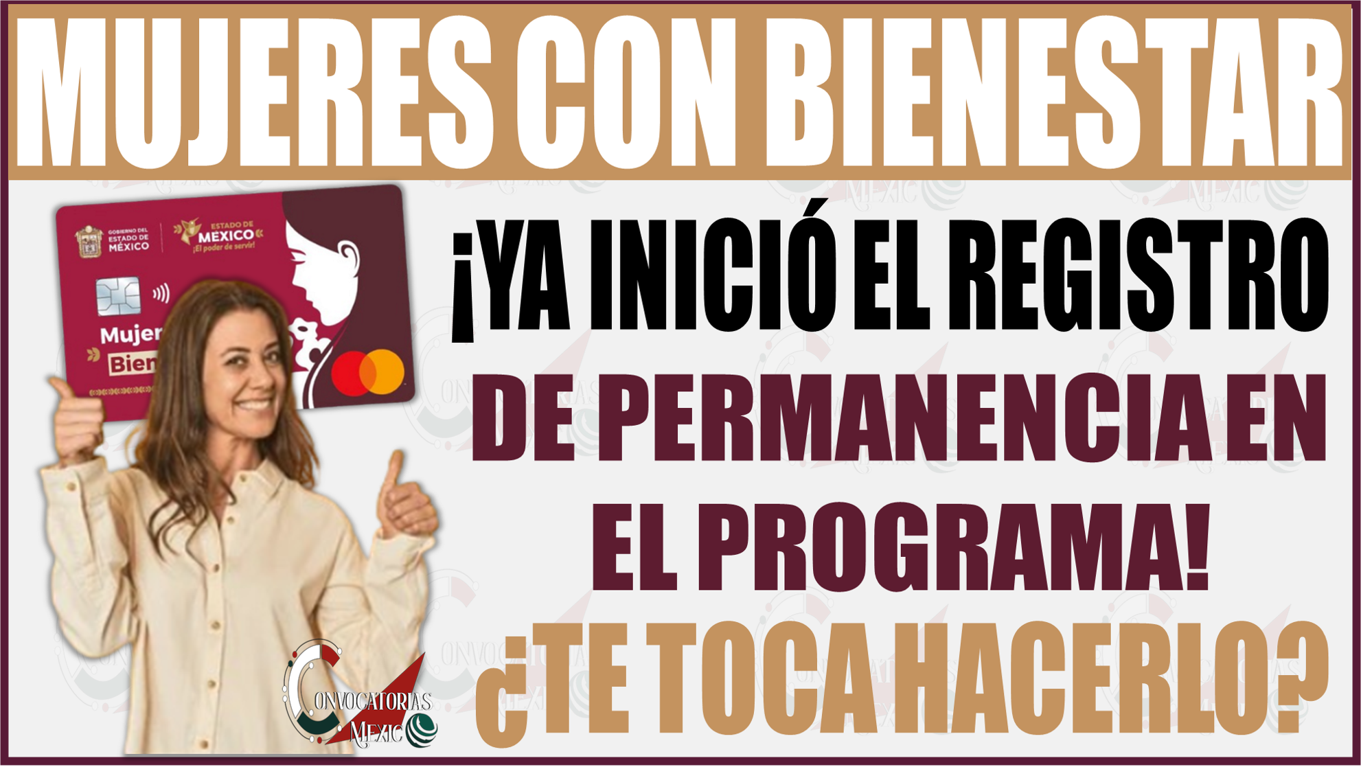 Ya inició el registro de permanencia para Mujeres con Bienestar, ¿Te toca hacerlo?