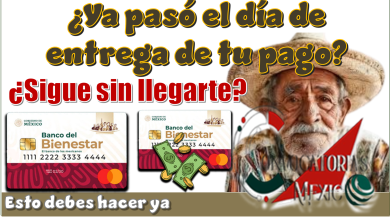 Ya paso el dia de entrega de tu pago Sigue sin llegarte.Esto debes hacer ya