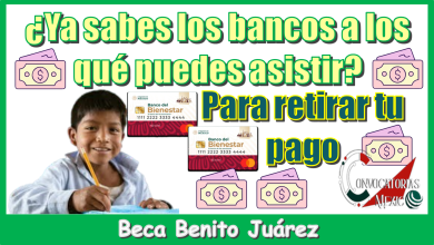 ¿Ya sabes los bancos a los qué puedes asistir para retirar tu pago de la Beca Benito Juárez?