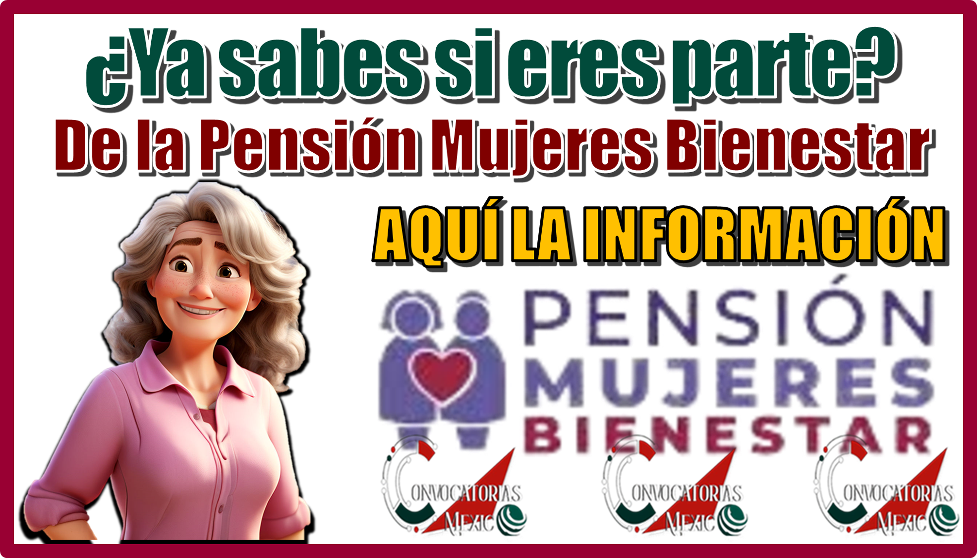 ¿Ya sabes si eres parte de la Pensión Mujeres Bienestar? | AQUÍ LA INFORMACIÓN