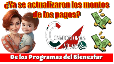 ¿Ya se actualizaron los montos de los pagos de los Programas del Bienestar?