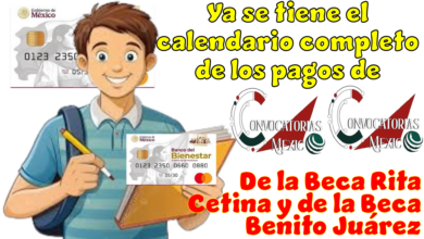 ¿Ya se tiene el calendario completo de los pagos de la Beca Rita Cetina y la Beca Benito Juárez?