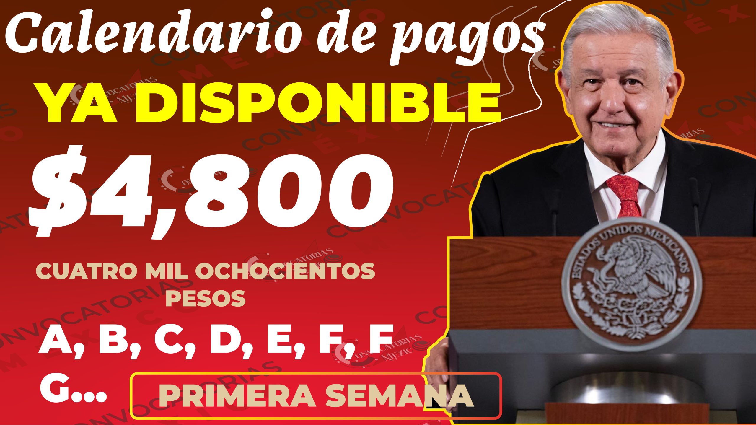 Pensión Bienestar 2023 POR APELLIDOS en MAYO Calendario de pagos disponible