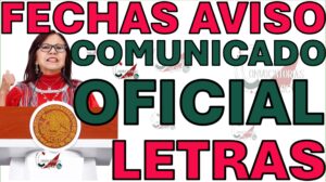 avisos importante bienestar
