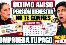 ¿De dónde sale el calendario del 3 al 27 de noviembre?