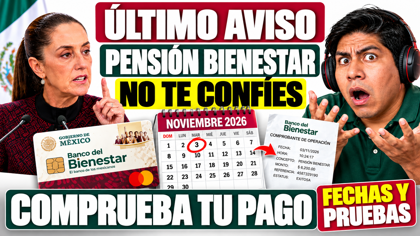 ¿De dónde sale el calendario del 3 al 27 de noviembre?