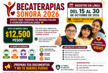 Becaterapias Sonora 2026: registro, requisitos y fechas para solicitar el apoyo