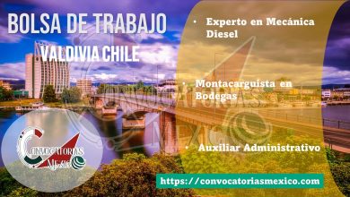 Bolsas de trabajo Valdivia Chile